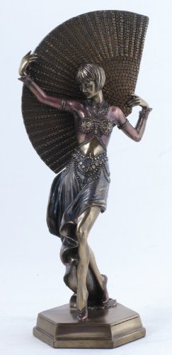 Art Deco Dancer Statue resin Figurine