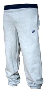 Nike Fleece Cuffed Herren Jogginghose, Grau/Navy, 415307-070, Größe M