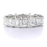 Diamond & Platinum Eternity Wedding Band Ring