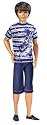 Mattel W3955 - Barbie Fashionista Ken brünett, Puppe