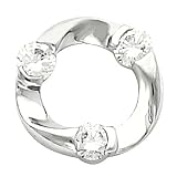 14K White or Yellow Gold Diamond Pendant/Slide - 1.00 Ct. (ALSO AVAILABLE WITH GEMSTONES)
