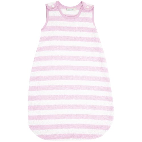 hot hot hot Sale JoJo Maman Bebe Baby Towelling Sleeping Bag Pink White