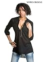 Vero Moda Truly Mana 3/4 Tunic Farbe: schwarz
