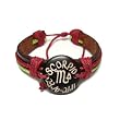 Scorpio The Scorpion Zodiac Leather Bracelet with Earth Tone Cords and Beads