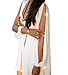 Amoin Women Off Shoulder V-neck A-line Mini Strapless Loose Casual Dress