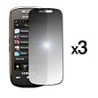 3 Pack of Premium Reusable LCD Mirror Screen Protectors for Samsung Instinct S30 M810