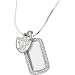 LogoArt Oakland Raiders Sterling Silver Dog Tag