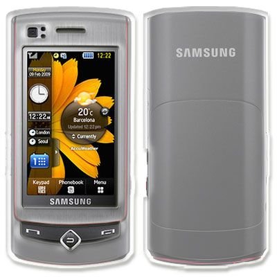 Online Hard Protective Clear Crystal Case for Samsung S8300 Tocco Ultra Edition (not Tocco)