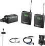 Sennheiser EW 100-ENG G2 Wireless Lavalier Microphone System, with BodyPack Transmitter,Plug-on Transmitter, Camera Receiver Included