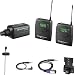 Sennheiser EW 100-ENG G2 Wireless Lavalier Microphone System, with BodyPack Transmitter,Plug-on Transmitter, Camera Receiver Included