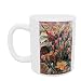 Calla Lillies with Tuber Roses (coloured inks on silk) by Hilary Simon - Mug - Standard Size