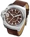 Diesel #DZ1234 Men's Oversize Analog Watch with Leather Strap