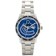 VANCOUVER CANUCKS Beautiful Water Resistant "Coach Series" WATCH with Stainless Steel Band