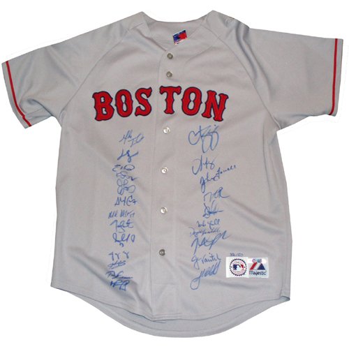 Steiner Sports MLB Boston Red Sox 2007 Team Curt Schilling Replica Gray Jersey (Limited Edition of 50)