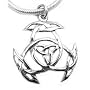 Sterling Silver Pagan Wiccan Protection Knot Pendant