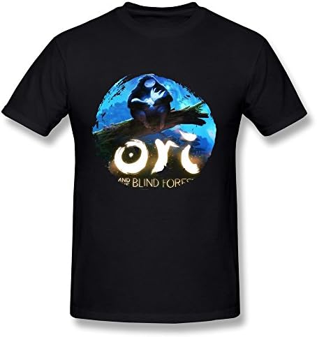 KTKY Shows Men's Fashion Ori And The Blind Forest T-shirt Black SizeS