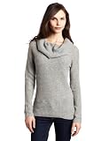 Adrienne Vittadini Women's Ribbed Cowl Neck Sweater