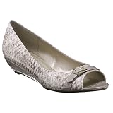 Women's Merona® Demi Faux Snakeskin Wedges - Natural