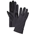 Isotoner Quilted Driving Glove - Black
