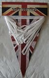 25 feet of triangular union jack bunting 25 fanions