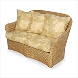 Rio Love Seat Back Cushion Set Fabric: Dupioni Sand