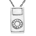 14k Choice of White or Yellow Gold Diamond iPod®-Shaped Pendant (.036 cttw, I-J Color, I2-I3 Clarity)