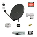 Satanlage HDTV 2 Teilnehmer inkl. Receiver ( BSC5112) dunkelgrau