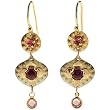 Holly Yashi Niobium Sage Eternal Flowers Earrings MADE WITH SWAROVSKI ELEMENTS