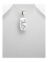 Message Pendant Necklace In 92.5 Sterling Silver