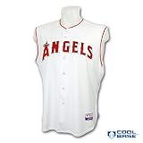Los Angeles Angels Authentic COOL BASE Home MLB Baseball Jersey