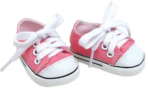 Doll Clothing for 18 Inch Doll Pink Shoes Made by Sophia s Doll Items fit for American Girl Doll & Clothes! Pink Doll Sneaker Accessory