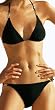Sexy Tie Neck Padded Sliding Halter Top Double String Side Brazilian Back Bikini Swimwear