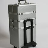 Trolley, Coffre en aluminium � outils, valise de rangement, coffre cosm�tique argent�par Feelma