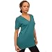 American Apparel TR456W Women's Tri-Blend Short Sleeve Deep V-Neck