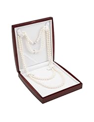 AAA 7.5-8mm White Freshwater Cultured Pearl Necklace 64in Rope