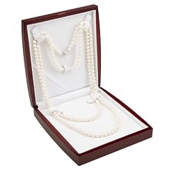AAA 7.5-8mm White Freshwater Cultured Pearl Necklace 64in Rope