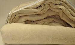 MICROFIBER CORAL FLEECE BED SHEET SET TWIN TAN (3pieces)