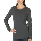 Juniors' Mossimo Supply Co. Long-Sleeve Crew-Neck Tee - Charcoal Gray