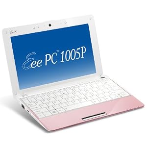 Asus Eee PC 1005P 25,7 cm (10,1 Zoll) Netbook (Intel Atom N450 1.6GHz, 1GB RAM, 160GB HDD, Win 7 Starter) pink