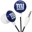 iHip NFF10200NYG NFL New York Giants Mini Ear Buds, Blue/Red/White