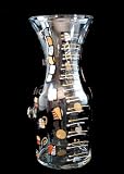 Man-O-Man Design - Hand Painted - Carafe - .5 Liter