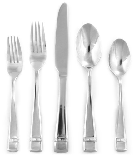 Hampton Forge Tablesetters Destiny 45-Piece Flatware Set, 215A0452G4