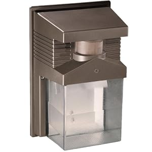 Heath/Zenith SL-5630-BZ-D 180-Degree Halogen Motion-Sensing Security Light, Bronze