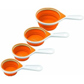 Chef'n SleekStor Collapsible Measuring Cup Set, Set of 4