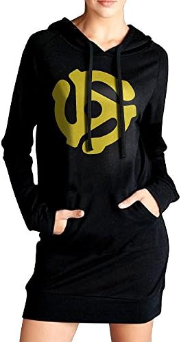 Hoodie DJ 45 RPM Four Five Revolver Women's Sweatshirt Dress