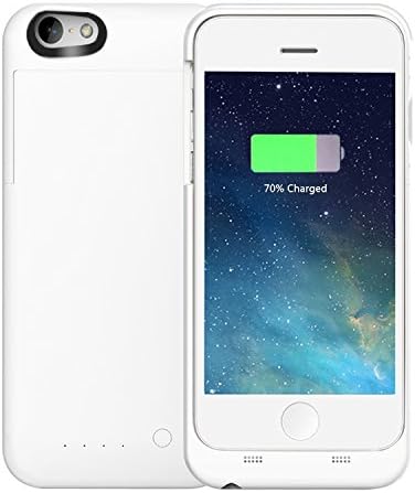 Battery Case for iPhone 6 /6s plus, Maxnon Ultra Slim Power Bank with 4000mah Battery Juice 5.5 inch Apple MFI Certified