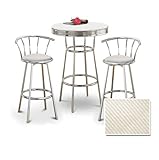 Chrome Bar Table & 2 Chrome 29