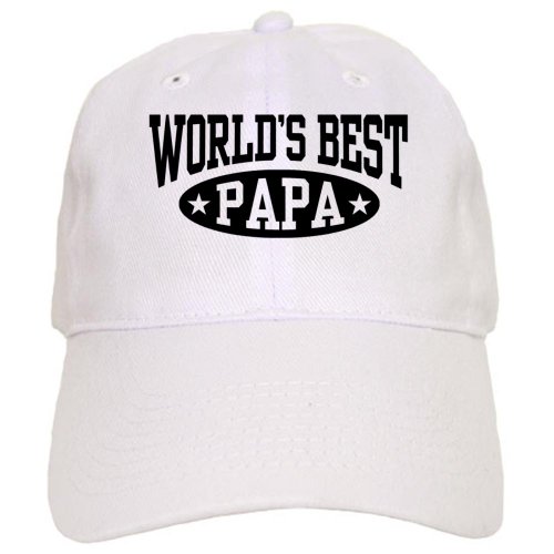 CafePress - World's Best Papa - Cap