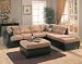 Harlow Right L-Shaped Two Tone Sectional Sofa by Coaster Furniture