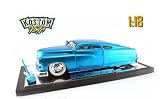 Jada Toys Kustom Kings - Mercury Hard Top with Guitar (1951, 1:18, Blue) diecast car model american classic design